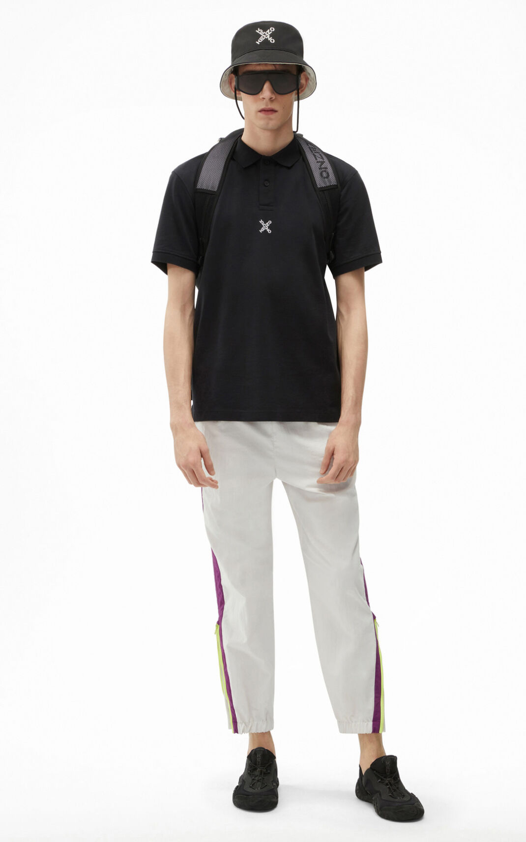 Polo Kenzo Sport Homme Noir | GDHM-46712